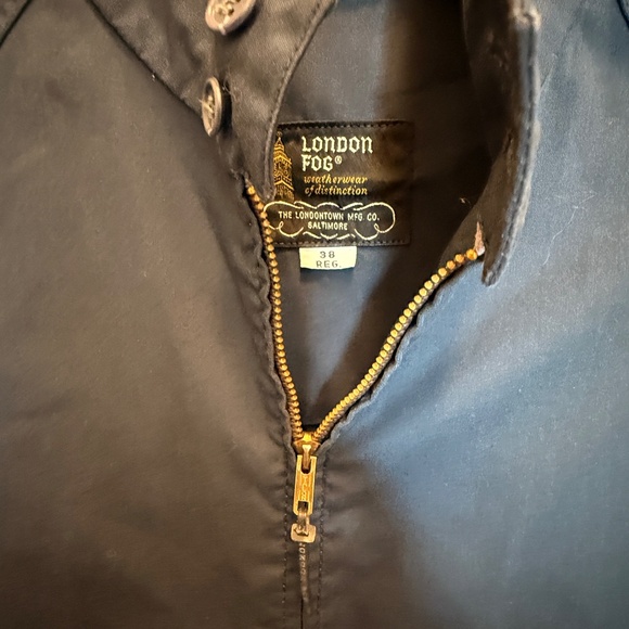 Vintage London Fog Jacket – Size 38 Regular – Navy Blue - Picture 3 of 6